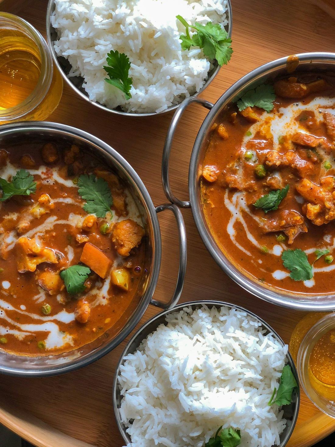South Indian thali